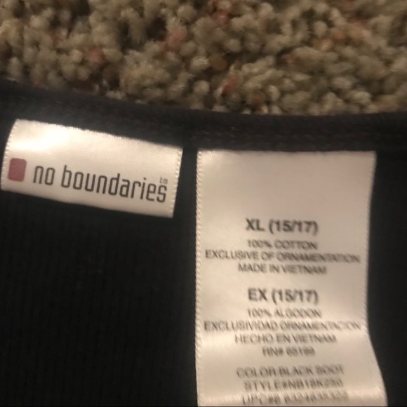 Cute black sparkly tank top - Picture 2 of 2